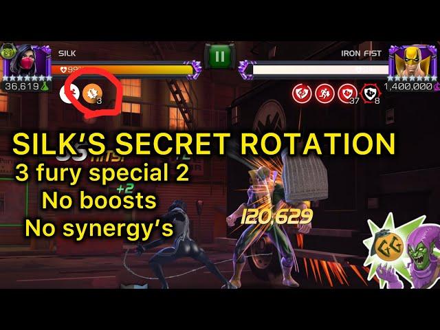 HOW TO DROP A 3 FURY SILK SP2 WITH NO BOOSTS OR SYNERGY’S! SILK’S SECRET ROTATION!