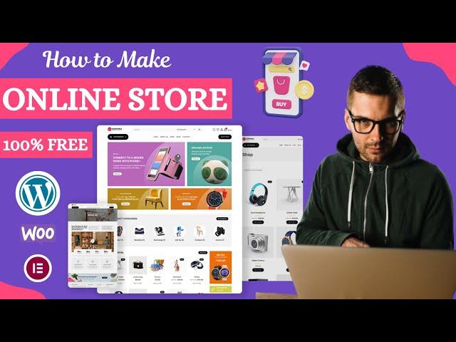 How to make a wordpress Ecommerce Website 2024 | Free