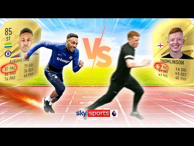 AUBAMEYANG  SUNDAY LEAGUE PLAYER | SPEED CHALLENGE 