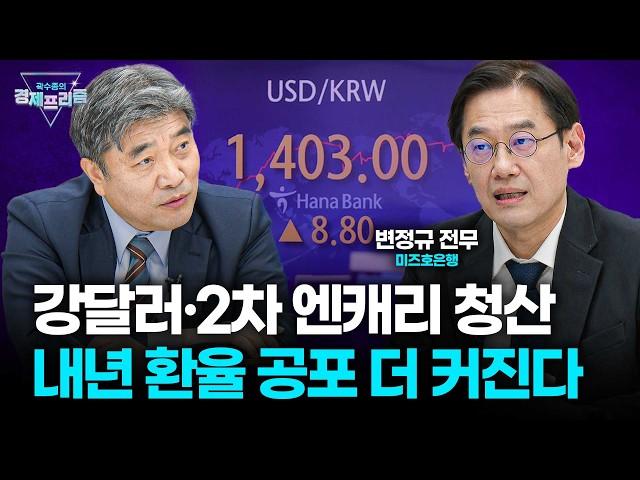 계엄이 쏘아 올린 환율…내년에는 더 급격한 변화 있을 것(변정규 미즈호은행 전무) | 곽수종의 경제프리즘