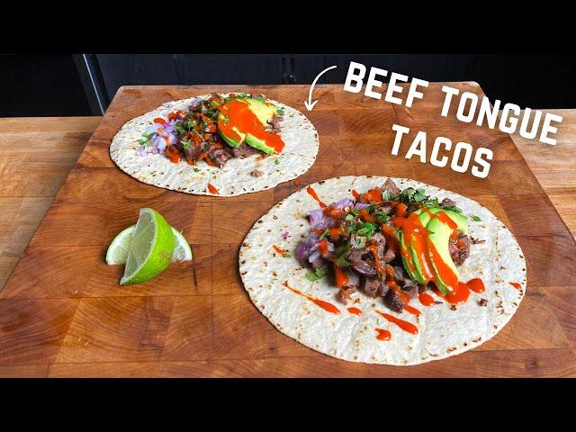 Beef Tongue Tacos