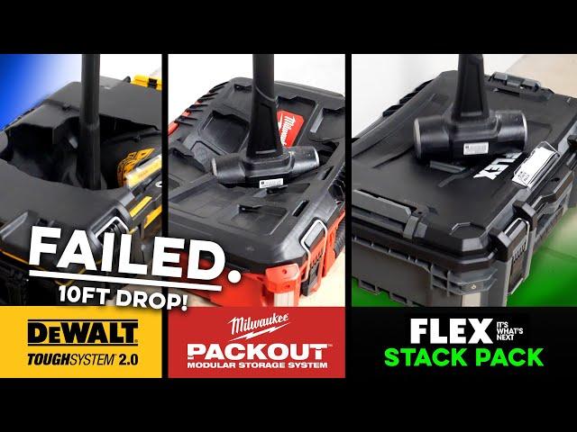 We DROP THE HAMMER on new FLEX STACK PACK, Milwaukee PACKOUT and DeWALT!