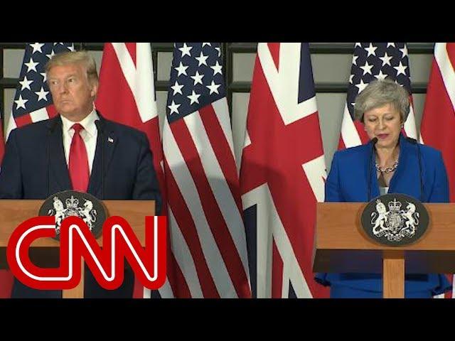 Trump and May respond to direct question on London mayor