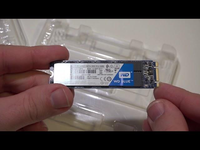 WD Blue M.2 500GB SSD Module Close Look