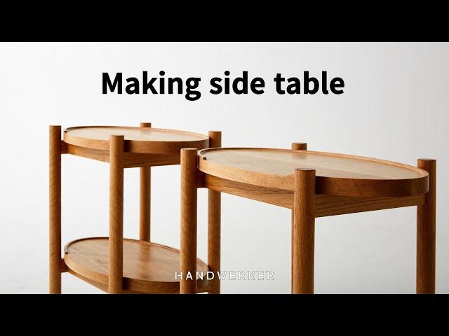 HANDWERKER -  Making white oak side table
