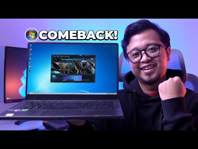 WINDOWS 7 COMEBACK! Cara Menjalankan Aplikasi Baru Di Windows 7 2025