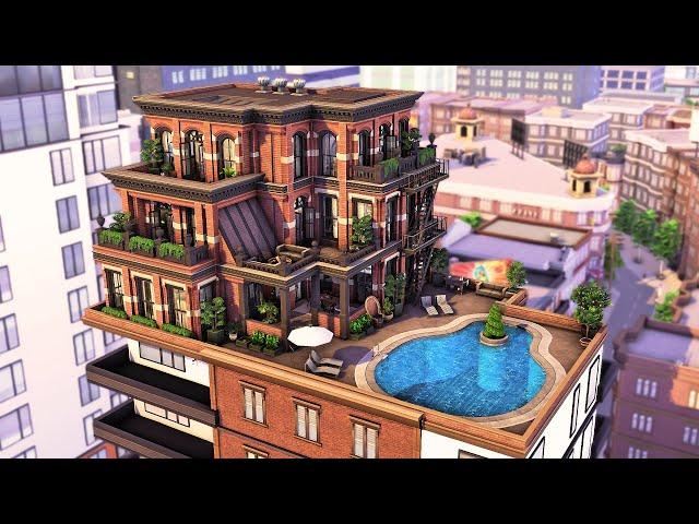 Tribeca Penthouse Apartment | The Sims 4 Speed Build