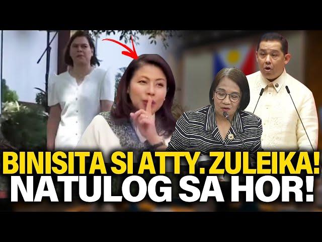 VP SARA NATULOG SA HOR SINAMAHAN SI ATTY ZULEIKA LOPEZ! VP ILABAS MUNA ANG VIDEO NI TAMBA AT LIZA