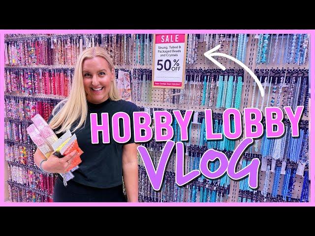 Clay Bead Shopping  Let's go to Hobby Lobby together !! Vlog Style