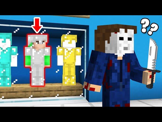 I Hid From Mike Myers In A Shopping Mall! (Minecraft)