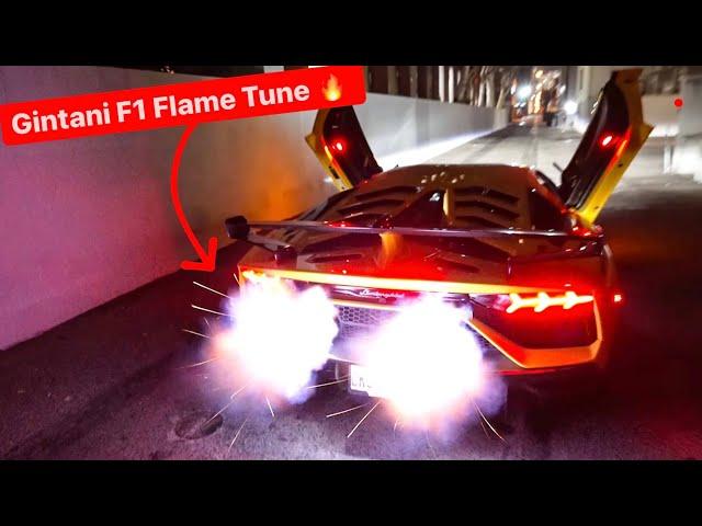 INTRODUCING MY LAMBORGHINI SVJ WITH GINTANI F1 EXHAUST / FLAME TUNE! * BEST SOUNDING CAR EVER*