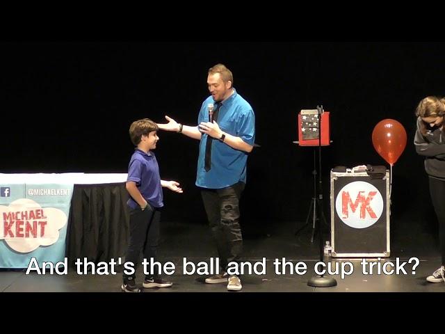 Martin explains the Ball and Cup Trick // Michael Kent // Comedy Magician