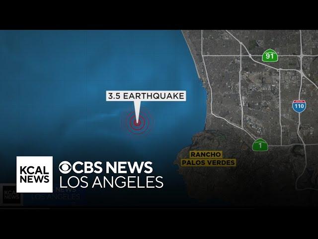 3.5 magnitude earthquake strikes off coast of Rancho Palos Verdes