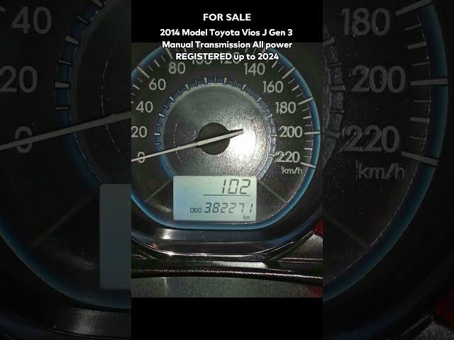 2014 Model Toyota Vios J Gen 3 Manual Transmission #cars #forsale #shorts #viral