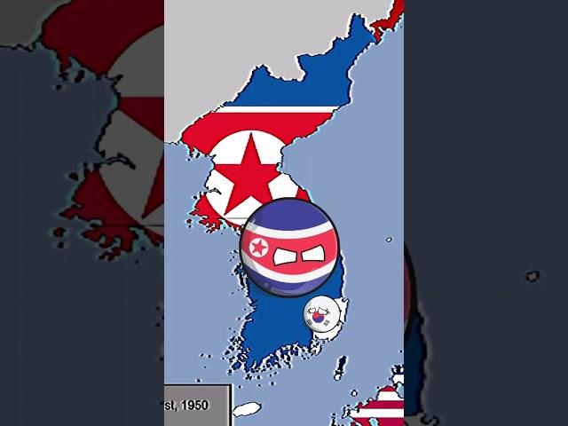 The Korean War #edit #geography #korea #war #map #northkorea #southkorea #country #comeback #win