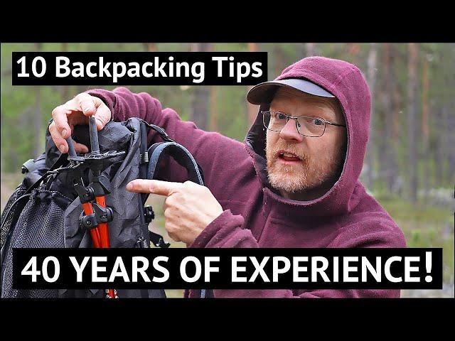 10 Backpacking Tips I Wish I Knew 40 Years Ago! | Expert Advice for Hiking Success