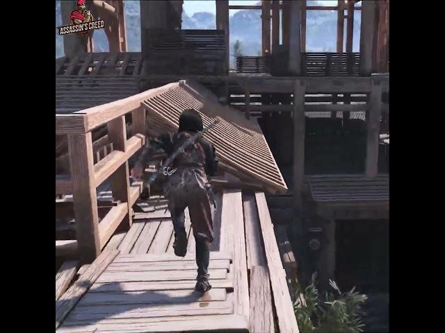 AC Shadows Parkour is Absolutely Insane! #assassinscreedshadows #assassinscreed  #gaming