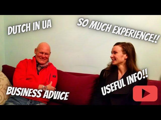 Dutch citizen opening hotels and restaurants in Ukraine, useful advice