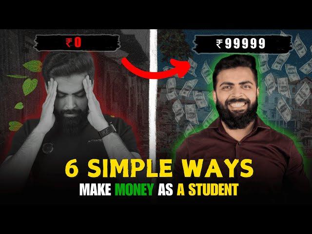 (Tested) 6 Simple Ways Make Money As A Student! - NO PROMOTION