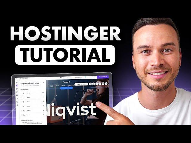 How to Create a Website with Hostinger 2024 - Tutorial for Beginners