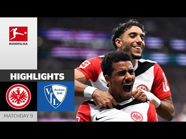 Frankfurt is UNSTOPPABLE! | Eintracht Frankfurt - VfL Bochum | Highlights | Matchday 9 – Bundesliga