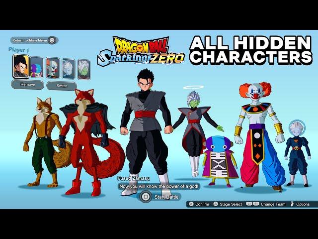 DRAGON BALL: Sparking! ZERO – All Hidden Characters Unlocked w/ Gameplay!