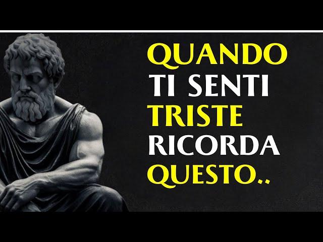 12 LEZIONI STOICHE per NON SENTIRSI MAI SOLO o DEPRESSO | Stoicismo