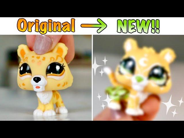 LPS Makeover #3  Leopard Cat