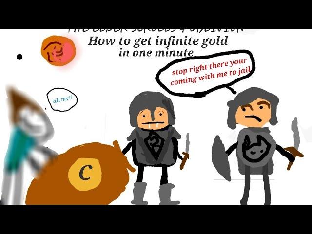 the Elder scrolls oblivion how to get infinite gold in one minute