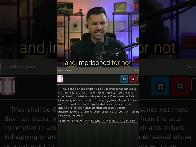 Prosecute Under 18 US Code 241? #shorts