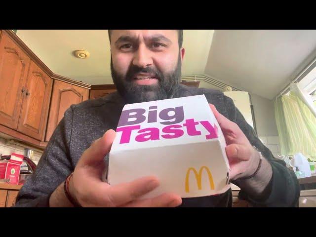 McDonald’s big tasty burger 