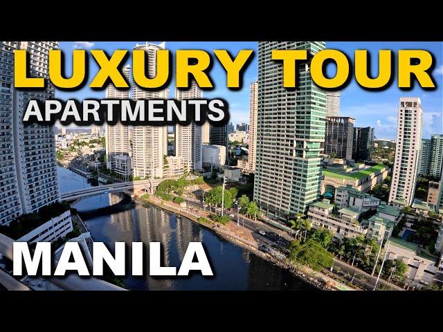 LUXURY Living In The Philippines  Cost of Living Apartment Tour in Manila #philippines  #luxury