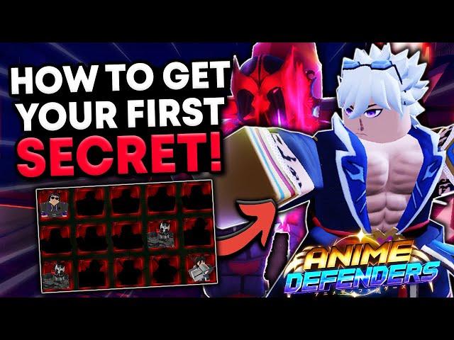 How  To Get Your FIRST SECRET In Anime Defenders