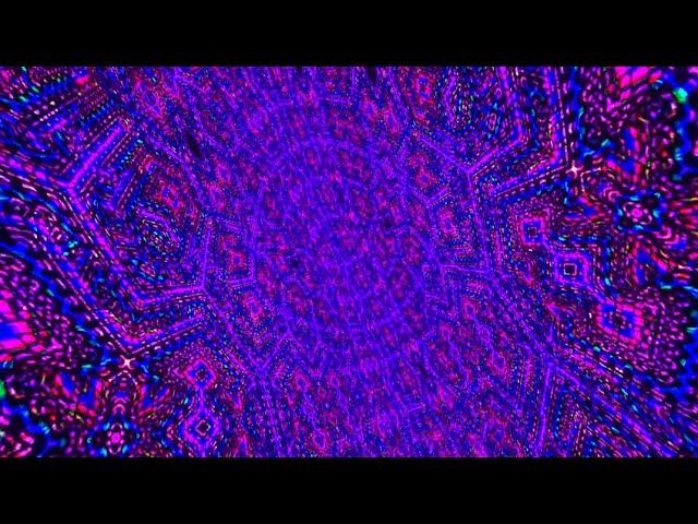 Simulation of a High Dose DMT Breakthrough (representation)