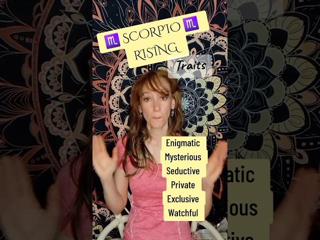 Scorpio Rising traits #astrology #scorpiorising  #risingsign #️  #risingsigntraits
