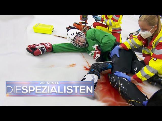 Schlittschuh im Bein! Rätselhafter Unfall beim Eishockey-Training | Die Spezialisten | SAT.1