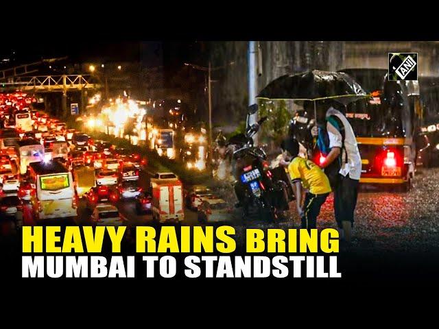 Red alert in Mumbai: Heavy rains trigger waterlogging, traffic woes, and landslide chaos