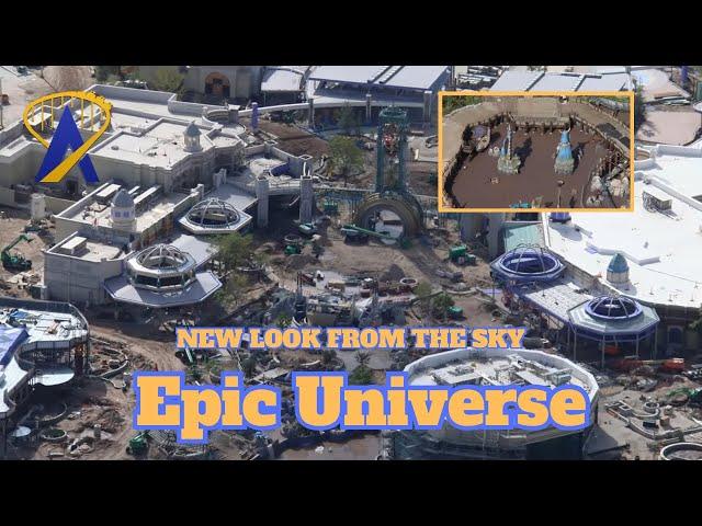 NEW LOOK at Epic Universe From Above