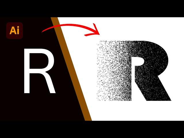 Dispersion Tutorial Letter in Adobe Illustrator