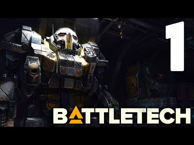 THE FIRST HOUR OF GAMEPLAY | Battletech Let's Play Gameplay #1