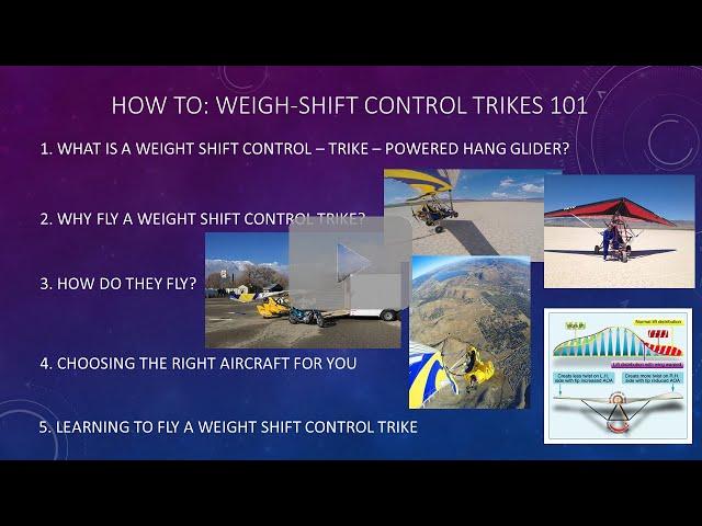 EAA Weight-Shift Control Ultralight Trike How To 101 Part 1