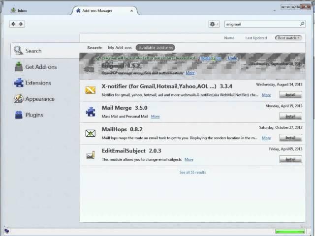 Public Key Email Encryption:  setting up thunderbird, enigmail, and gpg