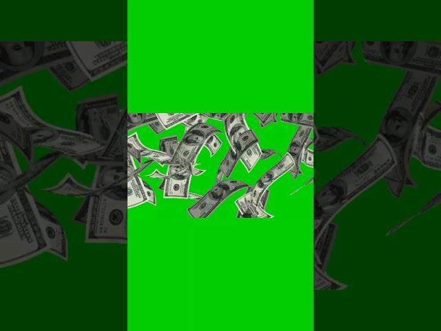 Money Fall | Green Screen