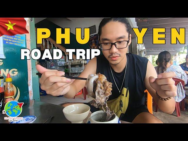  I ATE the whole TUNA'S EYE in Phu Yen - Vietnam!! Travel by bike #travel #travelvlog #tuna