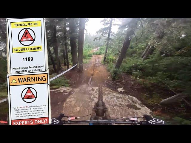 The Hardest Downhill Track In The World!!! 1199 Whistler Mountain Bike Park!!!