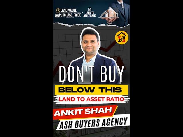 𝗣𝗿𝗼 𝗧𝗶𝗽 𝗥𝗲𝘃𝗲𝗮𝗹𝗲𝗱! ‍ Don’t Buy Below this Land-To-Asset Ratio…