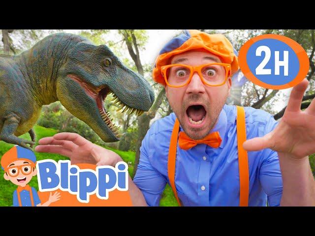 Learn About Dinosaurs with Blippi! | BEST OF BLIPPI TOYS | Educational Videos for Kids