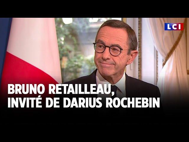 Bruno Retailleau, ministre de l'Intérieur, invité de Darius Rochebin