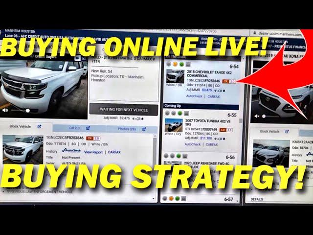 HOW TO BUY CARS THROUGH AN ONLINE AUTO AUCTION: TIPS, TRICKS, STRATEGIES & LIVE BIDDING EXAMPLE