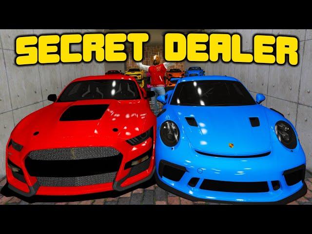 Selling Stolen Cars in Underground Secret Dealership | GTA 5 RP